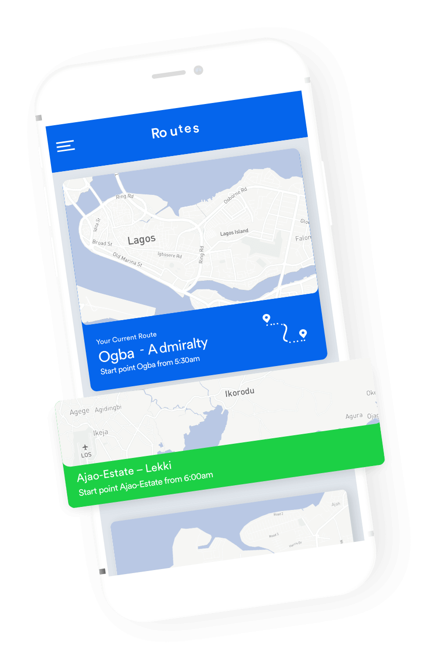 Route on a Phone